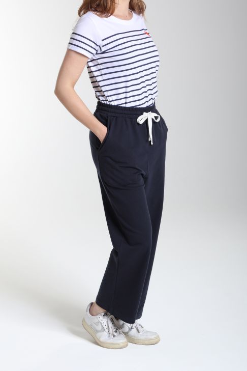 Pantalon jogging molleton femme Cyrus Marine