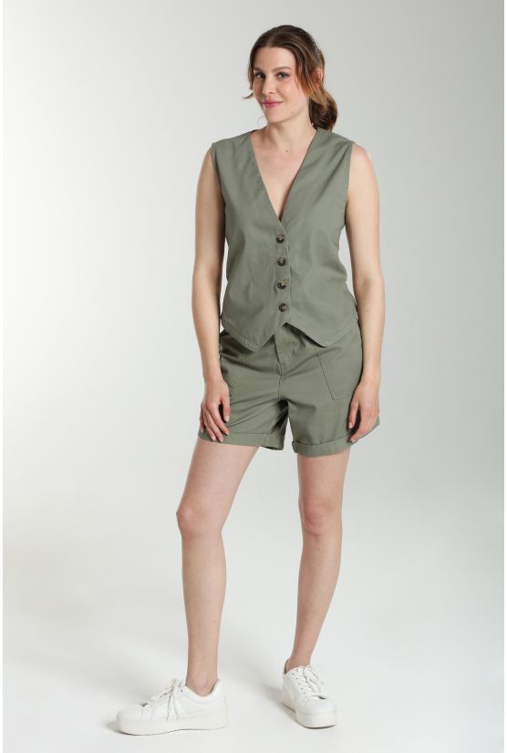 Short femme Dimon Kaki Gérard Pasquier