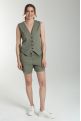 Short femme Dimon Kaki