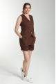 Short femme Dimon Marron