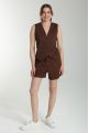Short femme Dimon Marron