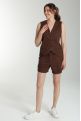Short femme Dimon Marron