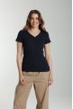 Tee shirt cotele manches courtes femme Drew Marine