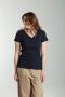 Tee shirt cotele manches courtes femme Drew Marine Gérard Pasquier