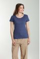 Tee shirt col rond manches courtes femme Marine Twilight Bleu(Marine)