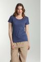 Tee shirt col rond manches courtes femme Marine Twilight Bleu(Marine)