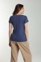 Tee shirt col rond manches courtes femme Marine Twilight Bleu(Marine) Gérard Pasquier