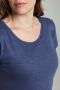 Tee shirt col rond manches courtes femme Marine Twilight Bleu(Marine) Gérard Pasquier