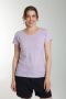 Tee shirt col rond manches courtes femme Marine Orchid Bloom(Violet) Gérard Pasquier