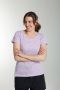 Tee shirt col rond manches courtes femme Marine Orchid Bloom(Violet) Gérard Pasquier