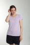 Tee shirt col rond manches courtes femme Marine Orchid Bloom(Violet) Gérard Pasquier