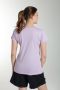 Tee shirt col rond manches courtes femme Marine Orchid Bloom(Violet) Gérard Pasquier