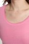Tee shirt col rond manches courtes femme Marine Bubble Gum(Fuschia) Gérard Pasquier