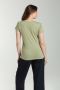 Tee shirt col rond manches courtes femme Marine Vert Sauge(Kaki) Gérard Pasquier