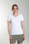 Tee shirt cotele manches courtes femme Drew Blanc Gérard Pasquier