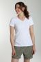 Tee shirt cotele manches courtes femme Drew Blanc Gérard Pasquier