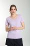 Tee shirt col v manches courtes femme Maddy Orchid Bloom(Violet) Gérard Pasquier