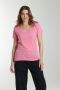 Tee shirt col v manches courtes femme Maddy Bubble Gum(Fuschia) Gérard Pasquier