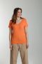 Tee shirt col v manches courtes femme Maddy Corail Rose(Orange) Gérard Pasquier