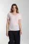 Tee shirt col v manches courtes femme Maddy Pot Pourri(Rose) Gérard Pasquier