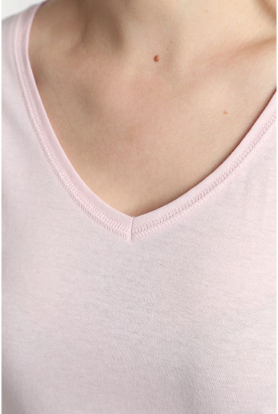 Tee shirt col v manches courtes femme Maddy Pot Pourri(Rose) Tee shirt col v manches courtes femme Maddy Pot Pourri(Rose) Gérard Pasquier