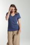 Tee shirt col v manches courtes femme Maddy Twilight Bleu(Marine) Gérard Pasquier