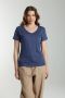 Tee shirt col v manches courtes femme Maddy Twilight Bleu(Marine) Gérard Pasquier