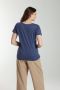 Tee shirt col v manches courtes femme Maddy Twilight Bleu(Marine) Gérard Pasquier