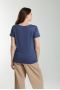 Tee shirt col v manches courtes femme Maddy Twilight Bleu(Marine) Gérard Pasquier