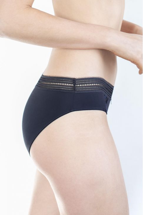 Slip OPALINE Noir Marine